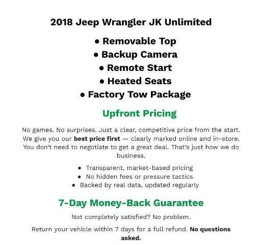 2018 Jeep Wrangler JK Unlimited Sport S 4x4
