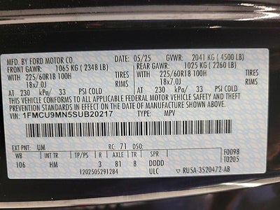 2025 Ford Escape ST-Line AWD