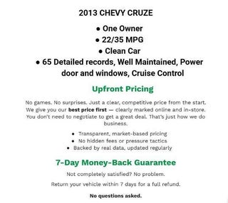 2013 Chevrolet Cruze 4dr Sdn Auto LS