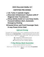 2023 Chevrolet Malibu 4dr Sdn 1LT