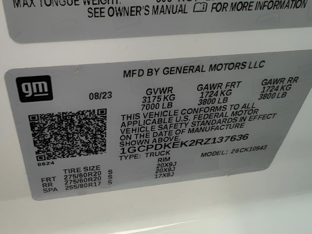 2024 Chevrolet Silverado 1500 4WD CREW CAB SHORT BED LT WITH 2FL