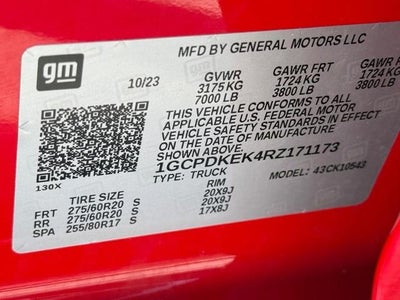 2024 Chevrolet Silverado 1500 4WD Crew Cab 147 LT w/2FL