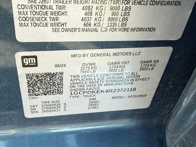 2024 Chevrolet Silverado 1500 4WD Crew Cab 147 LT w/2FL