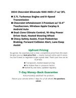 2024 Chevrolet Silverado 1500 4WD Crew Cab 147 LT w/2FL