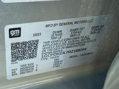 2024 Chevrolet Silverado 1500 4WD Crew Cab 147 LT w/2FL