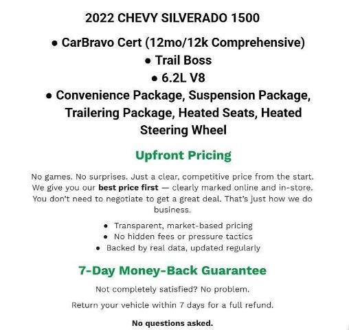 2022 Chevrolet Silverado 1500 LTD 4WD Crew Cab 147 LT Trail Boss