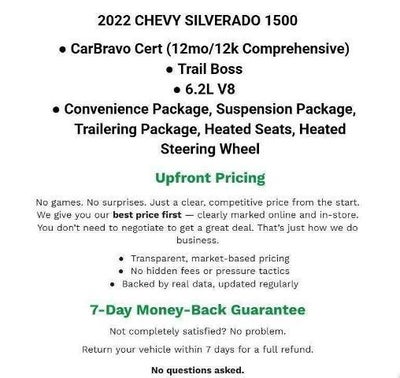2022 Chevrolet Silverado 1500 LTD 4WD Crew Cab 147 LT Trail Boss