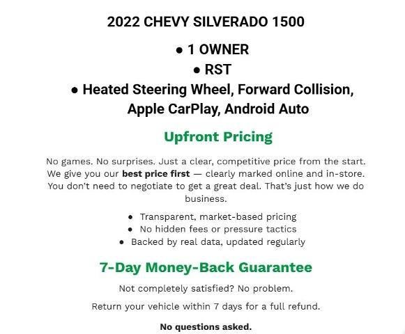 2022 Chevrolet Silverado 1500 4WD Crew Cab 147 RST