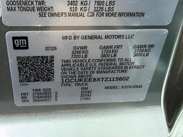 2026 Chevrolet Silverado 1500 4WD Crew Cab 147 RST