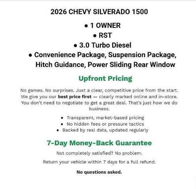 2026 Chevrolet Silverado 1500 4WD Crew Cab 147 RST