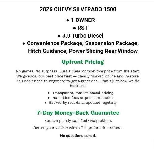 2026 Chevrolet Silverado 1500 4WD Crew Cab 147 RST