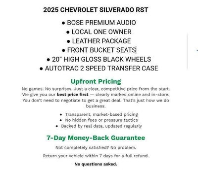 2025 Chevrolet Silverado 1500 4WD Crew Cab 147 RST