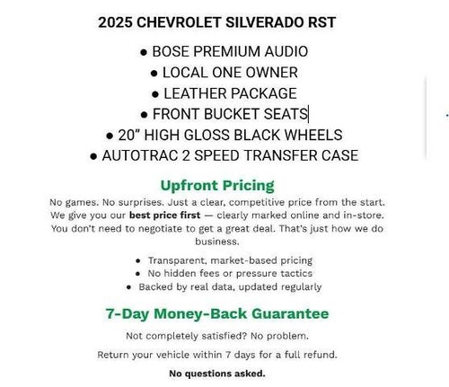 2025 Chevrolet Silverado 1500 4WD Crew Cab 147 RST
