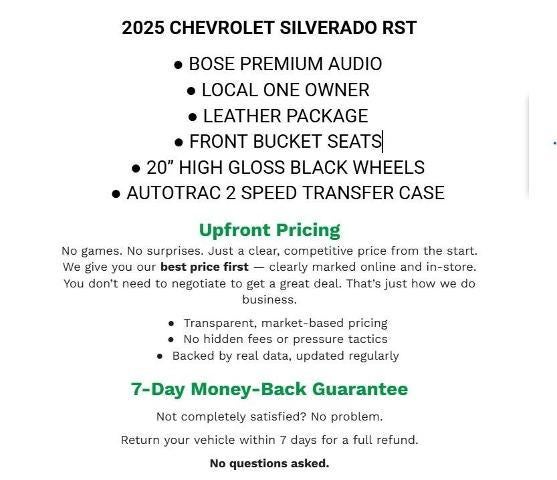 2025 Chevrolet Silverado 1500 4WD Crew Cab 147 RST