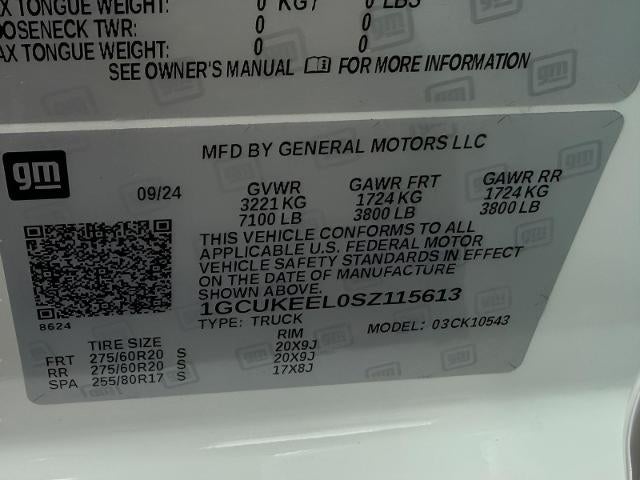 2025 Chevrolet Silverado 1500 4WD Crew Cab 147 RST