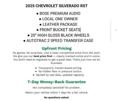 2025 Chevrolet Silverado 1500 4WD Crew Cab 147 RST