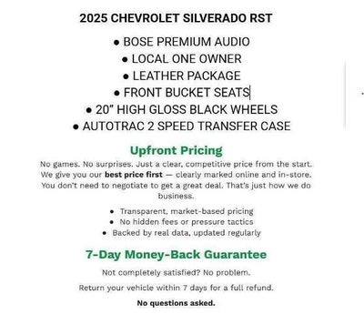 2025 Chevrolet Silverado 1500 4WD Crew Cab 147 RST