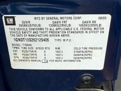 2006 Chevrolet Trailblazer 4dr 4WD LS
