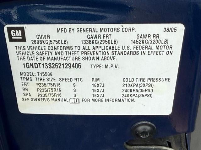 2006 Chevrolet Trailblazer 4dr 4WD LS
