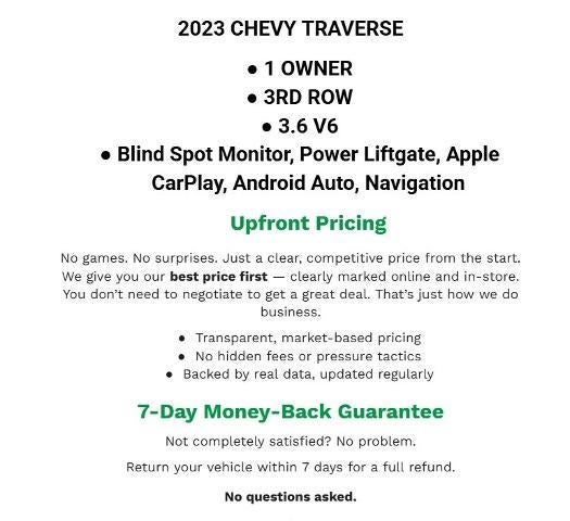 2023 Chevrolet Traverse AWD 4dr LT Cloth w/1LT