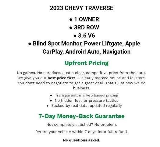 2023 Chevrolet Traverse AWD 4dr LT Cloth w/1LT