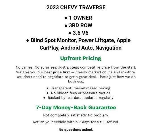 2023 Chevrolet Traverse AWD 4dr LT Cloth w/1LT