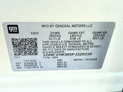 2023 Chevrolet Traverse AWD 4dr LT Leather