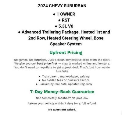 2024 Chevrolet Suburban 4WD 4dr RST