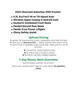 2022 Chevrolet Suburban 4WD 4dr Premier