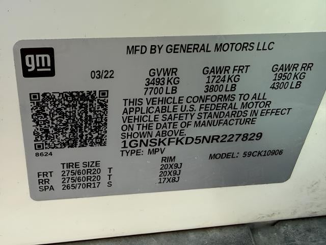 2022 Chevrolet Suburban 4WD 4dr Premier