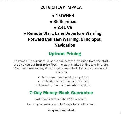 2016 Chevrolet Impala 2LT