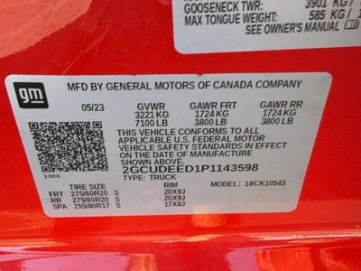 2023 Chevrolet Silverado 1500 4WD Crew Cab 147 RST
