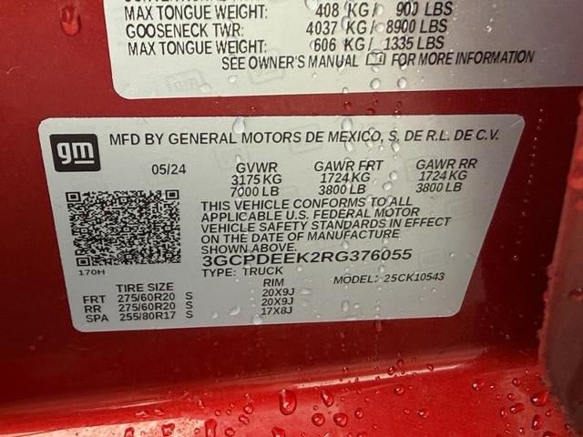 2024 Chevrolet Silverado 1500 4WD Crew Cab 147 RST