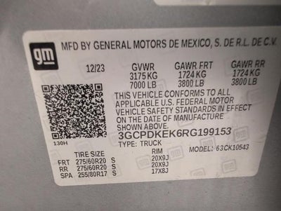 2024 Chevrolet Silverado 1500 LT