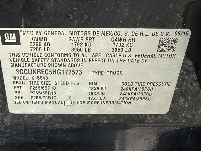 2017 Chevrolet Silverado 1500 LT