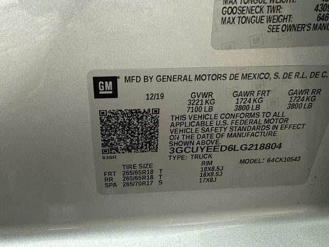 2020 Chevrolet Silverado 1500 4WD Crew Cab 147 RST