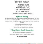 2019 GMC Terrain AWD 4dr SLT