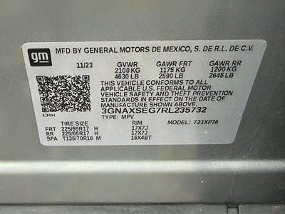 2024 Chevrolet Equinox AWD 4dr LS w/1LS