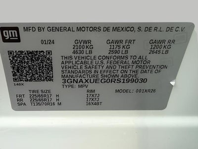 2024 Chevrolet Equinox AWD 4dr LT w/1LT