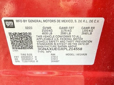 2023 Chevrolet Equinox AWD 4dr LT w/1LT