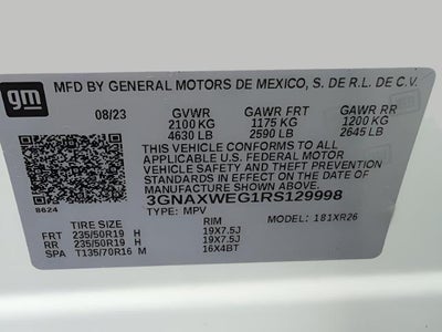 2024 Chevrolet Equinox AWD 4dr RS