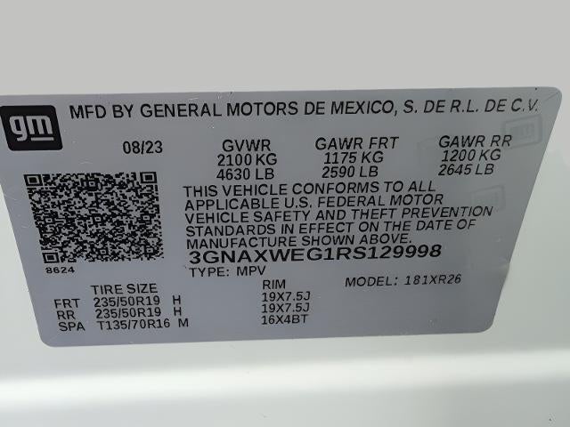 2024 Chevrolet Equinox AWD 4dr RS
