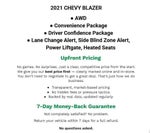 2021 Chevrolet Blazer AWD 4dr LT w/2LT