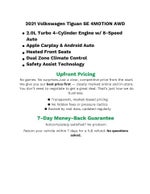 2021 Volkswagen Tiguan 2.0T SE R-Line Black 4MOTION