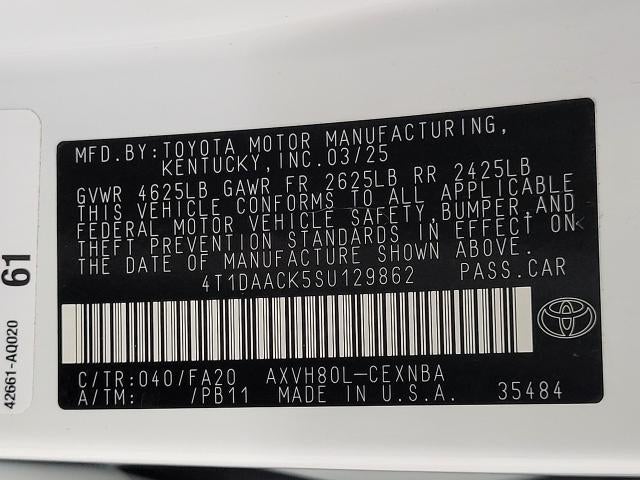 2025 Toyota Camry LE