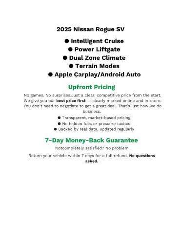 2025 Nissan Rogue AWD SV