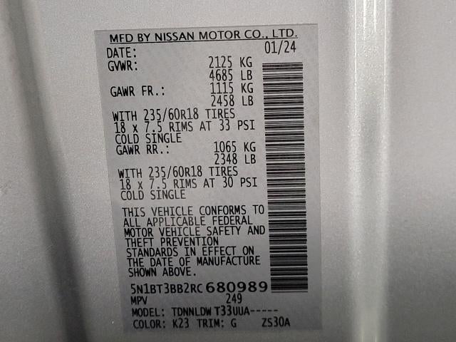 2024 Nissan Rogue AWD SV