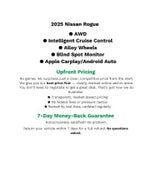 2025 Nissan Rogue AWD SV