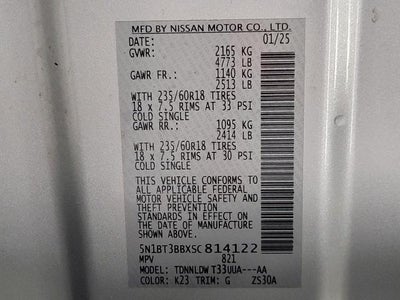 2025 Nissan Rogue AWD SV