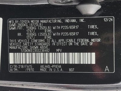 2025 Toyota Sienna LE FWD 8-Passenger